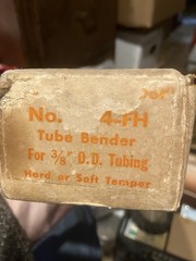Vtg. Imperial Eastman Blue Dot Tube Bender No. 364-FH For 3/8&Prime; O.D. Tubing USA