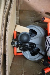 Ridgid 27013 K-400 Drum Machine with C-45 IW Cable 1/2&Prime;x 75&prime;, Gloves, Autofeed