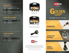 Golden Extractor Tub Drain Tool &ndash; Easy Removal for Plumbing