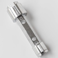 Compact & Lightweight Dual-Ended Tub Drain Wrench for Effortless Drain Removal