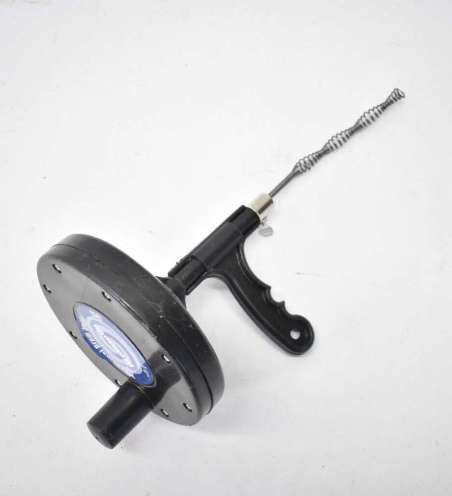 Drainsoon Professional Drum Auger 1/4&Prime; x 25&prime; Tool Auto Feed Plumbing Snake