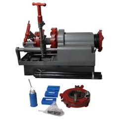 PreAsion Electric Pipe Threader Machine 110V Power Pipe Threading Cutter 1/2&Prime;-3&Prime;