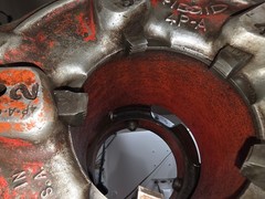 RIDGID 4P-A POWER THREADING/ GEARED PIPE THREADER 2-1/2&Prime; &ndash; 4&Prime; #5 USA