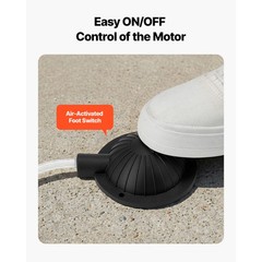 Uimoso Drain Cleaning Machine 50FT x5/16&Prime; Manual Feed with 228RPM Electric Motor