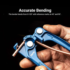 Tube Bender Tool For 1/8&Prime; 3/16&Prime; 1/4&Prime; Copper Brass Aluminum Tubing