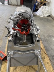 RIDGID 535, 1/8&Prime; to 2&Prime; Pipe Threader w 811A DIE HEAD, Cart & Foot Pedal *VIDEO*