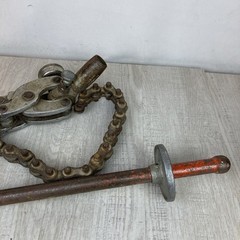 Ridgid No 206 1-1/2&Prime; to 6&Prime; Ratcheting Chain Soil Pipe Cutter Parts Only