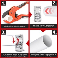 Deburring Tool for PVC Pipe, Plumbing Tools, Professional Plastic Pipe Deburr&hellip;