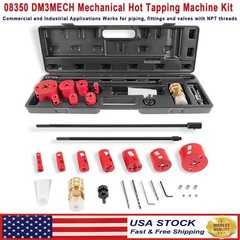 Reed Tool 08350 DM3MECH Mechanical Hot Tapping Machine Complete Kit for NPT
