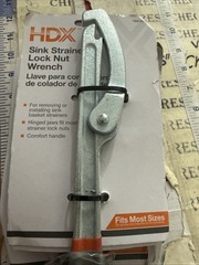New 3X New HDX Sink Strainer Lock Nut Wrench, Fits Most Sizes