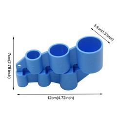 1/4&rdquo; &ndash; 1&rdquo; Deburring Pipe and Depth Gauge Tool Kit, 1/4 inch &ndash; 1 inch, Blue