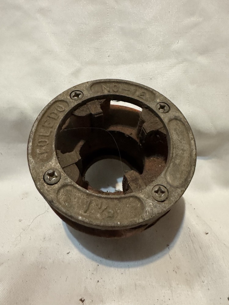TOLEDO No. 12 1-1/2&Prime; PIPE THREADER DIE HEAD