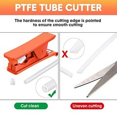 3 Pieces PTFE Plastic Tubing Cutter Hose Tube Pipe Accurate Red