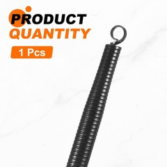 PVC Spring Tube Bender 15.7mm OD 380mm Long PVC Bender Pipe Bender Black