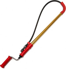 56658 K-6P 6FT Toilet Auger Snake for Use Manually or with Drill, Telescopic for