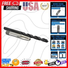 /8NPTW/DRILL 1/8&Prime; Carbon Steel NPT Pipe Tap and R High Speed Steel Drill Bit &hellip;