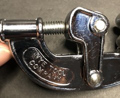 Vintage NYE Tube Cutter #10 3/16-3/4&rdquo; Made In USA