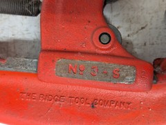Ridgid No. 3-S Heavy Duty Pipe Cutter, 1&Prime; to 3&Prime; Capacity