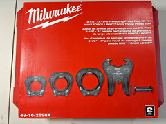 Milwaukee 49-16-2698X 2-1/2 Inch &ndash; 4 Inch IPS-P Pivoting Press Ring Kit for M18
