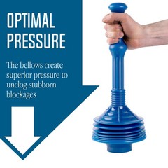 JS Jackson Supplies Professional Bellows 1 Count (Pack of 1), Cobalt