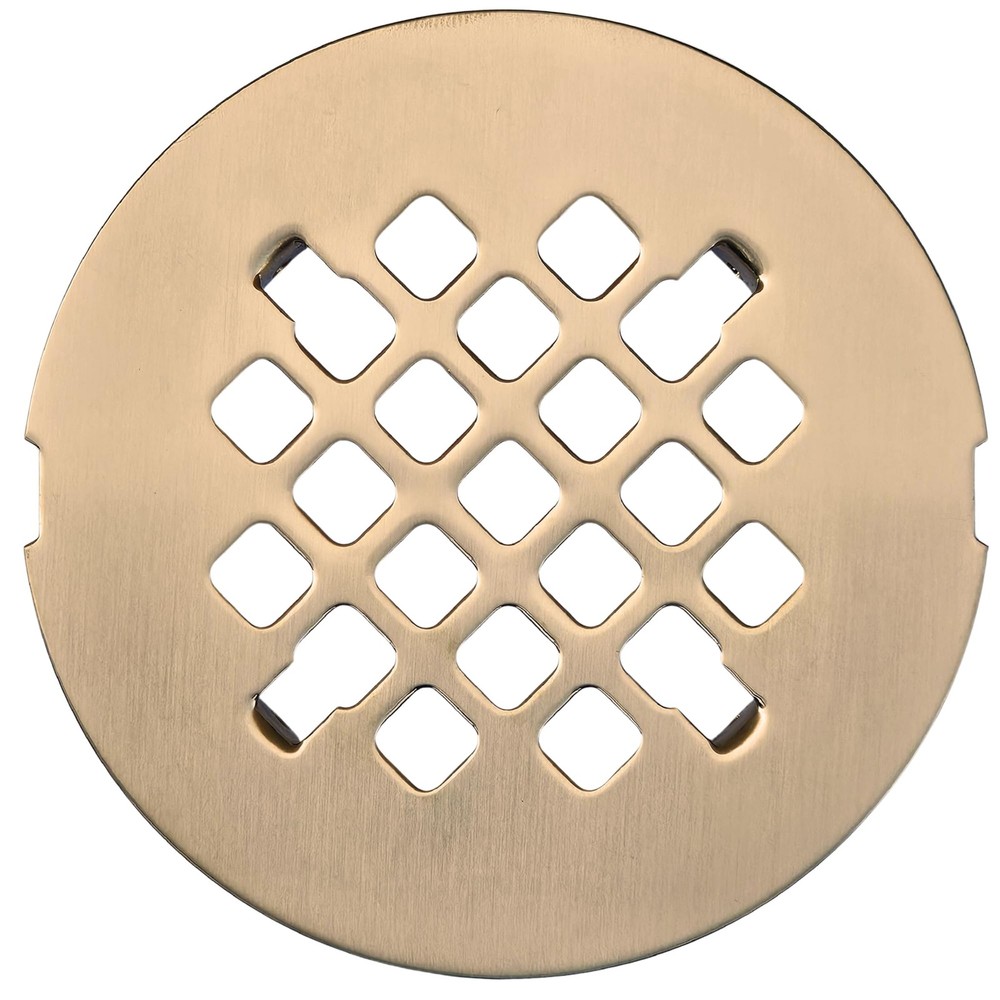 LXLOTUS 4 &frac14;&rdquo; Champagne Bronze Snap-in Shower Drain Cover &ndash;