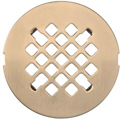 LXLOTUS 4 &frac14;&rdquo; Champagne Bronze Snap-in Shower Drain Cover &ndash;