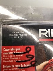 RIDGID 1-1/4 in. &ndash; 1-1/2 in. PTEC 3000 Plastic Tubing Cutter 41608 PTEC 3000 1B