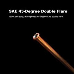 3/16 Inch Brake Line Double Flaring Tool Handheld 45 Degree SAE for Brake Hose T