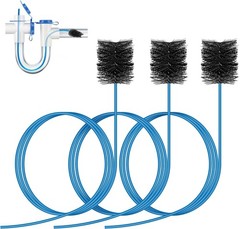 3 Pcs Condensate Trap Flexible Drain Brush, 48 Inch AC Drain Line Cleaning Br&hellip;