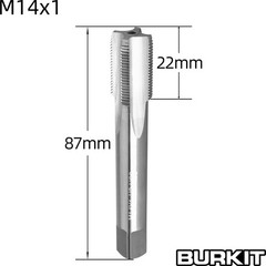 X 1 Tap and Die Set, x 1.0 Machine Thread Tap and Round Die Right Hand