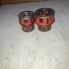Ridgid 00-R 3/8 & 1/2&rdquo;NPT Diehead Pipe Threader Good Condition No Chipped Teeth