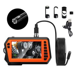 Dual Lens Industrial Endoscope Camera 5M 4.3&rdquo; inch Sewer Inspection Borescope