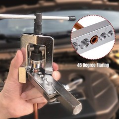 45 Degrees Single Flaring Tool & Swaging Tool Kit for HVAC Tubing
