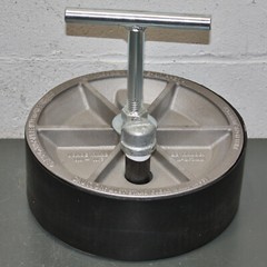 Cherne Gripper 10&Prime; Pipe Plug w/ Bypass 272965, T-Handle, Aluminum, 9.8&Prime; to 10.3&Prime;