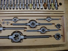 HUGE BICO West Germany 51 Pc. Metric Tap & Die Set W/Wood Case,EXCEPTIONAL.L@@K!