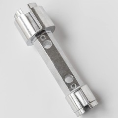 Effortless Tub Drain Installation & Removal Tool &ndash; Durable Aluminum Wrench, 6&Prime;