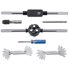 60-Pc Master Tap and Die Set &ndash; Include SAE Inch Size #4 to 1/2&rdquo; and Metric Si&hellip;