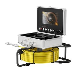 7inch Sewer Pipe Inspection Camera Drain Sewer Pipeline Industrial Endoscope 30m