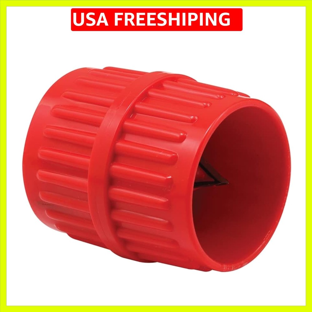 Pipe And Tubing Reamer, 1/8 in To 1-5/8 in Diameter, Red Single Pack