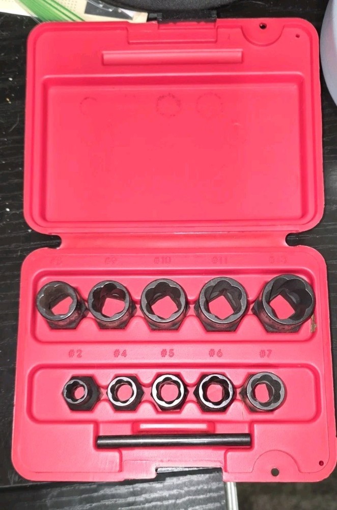 Craftsman 3/8&Prime; 1/2&Prime; Damaged Bolt Nut Remover Extractor Sets 52060/52061 USA