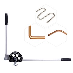 3/4&Prime; Tube Bender Manual 0~180&deg; Copper Ratchet Type Pipe Bender Bending Tool 19mm
