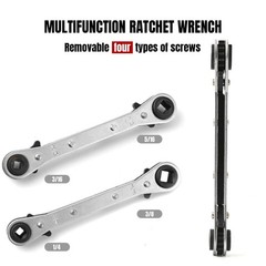 45 Degrees Single Flaring Tool & Swaging Tool Kit for HVAC Tubing