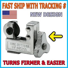 Mini Pipe Tubing Cutter 1/8&Prime; to 5/8&Prime; OD Copper Brass Aluminum Cutting HVAC Plumb