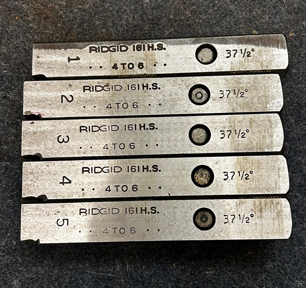 Ridgid 161 HS 4 to 6 37 1/2&deg; Dies