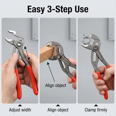 10-Inch Groove Joint Plier, Adjustable Pliers Multi-Purpose Water Pump Pliers&hellip;