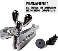 Double & Single Flaring Tool Set in Compact Case &ndash; 5 Adapters Included