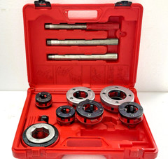 Super Ego BSPT Pipe Threader Set With Carrying Case