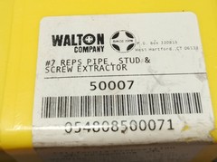 Lot Of 5 Walton Company #7 Reps Pipe, Stud & Screw Extractor 50007