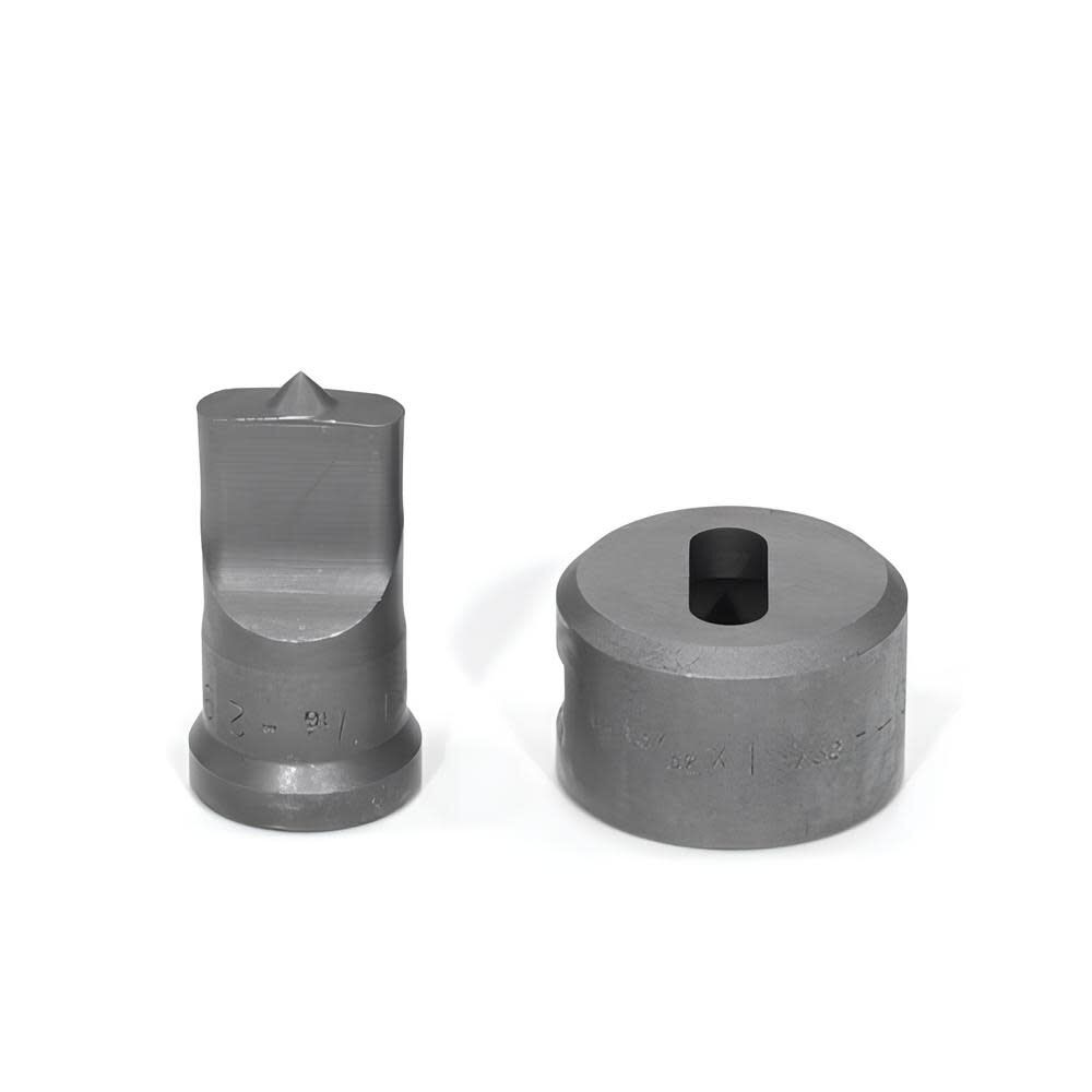 Edwards 3/8 X 1-1/16 Inch X 1-3/32 Inch Die Standard Oblong Punch & Die Set