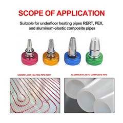 Manual PEX-A Expansion Tool Kit 3/8&rdquo; 1/2&rdquo; 5/8&rdquo; 3/4&rdquo; 1&rdquo; for Plumbing Tubing